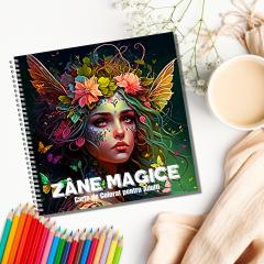50 Mandale. Carte de colorat pentru adulti - Zane magice