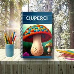 50 Mandale - Carte de colorat pentru adulti - Ciuperci