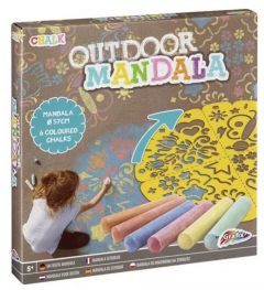 Creta colorata - Outdoor Mandala - 6 bucati