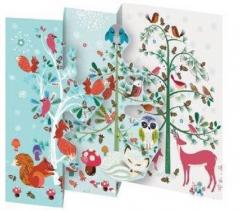 Felicitare - Tri-Fold Critter Mini Card