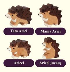 Set 4 figurine - Familie de arici