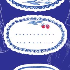 Etichete borcane autocolante