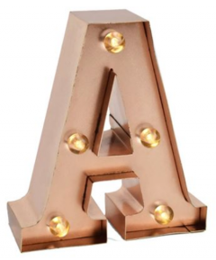Lampa - Mini Letter - A