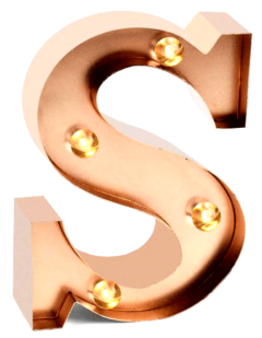 Lampa - Mini Letter - S