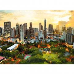 Puzzle 3000 piese - Apus in Bangkok