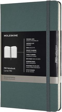 Carnet - Moleskine Pro - Hard Cover, Large - Forest Green