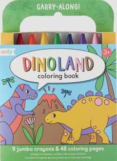 Carry along coloring book set - Dinoland