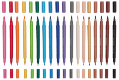 Set 18 carioci lavabile - Color Together