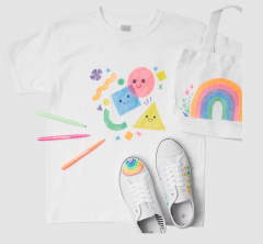 Set 12 carioci permanente pentru textile - Fabric Doodlers