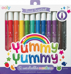 Set 12 carioci parfumate lavabile - Yummy Yummy