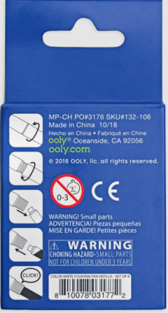 Set rezeve pentru stilouri - Color Write, 8 culori