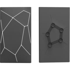 Baterie externa wireless - Geo Dock (Alb - Gri)