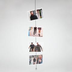 Cablu metalic pentru fotografii - Black