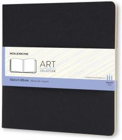 Carnet de schite - Moleskine Art - Sketch Album - Square, Hard Cover - Black