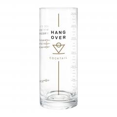 Pahar Cocktail - Hangover Printed On the Glass, 300 ml