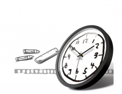 Ceas de perete - Desen de copil