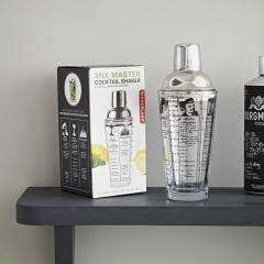 Cocktail shaker cu retete - 470 ml