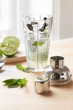 Cocktail shaker cu retete - 470 ml