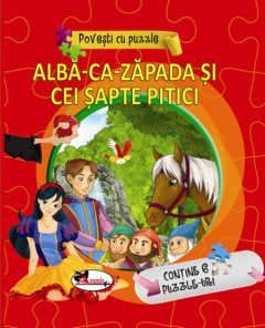 Povesti cu puzzle - Alba-ca-zapada si cei sapte pitici