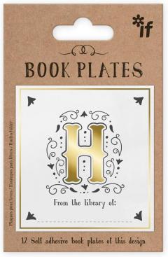 Set 12 stickere - Litera H