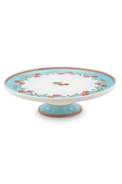 Suport pentru tort - Floral Cherry Blue