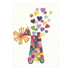 Carnet de insemnari manufacturat, Surpriza in culori A6