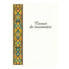 Carnet de insemnari manufacturat, cu motive traditionale din Cluj-Finiciu A5