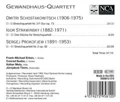 Shostakovich, Stravinsky, Prokofjew