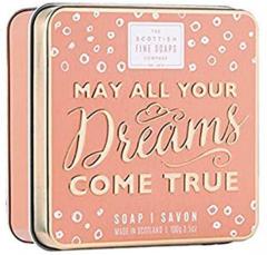 Sapun in cutie metalica - 'May All Your Dreams Come True, 100g