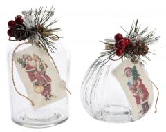 Sticluta decorativa - Santa - doua modele - pret pe bucata