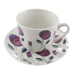 Ceasca portelan cu farfurioara - Mackintosh