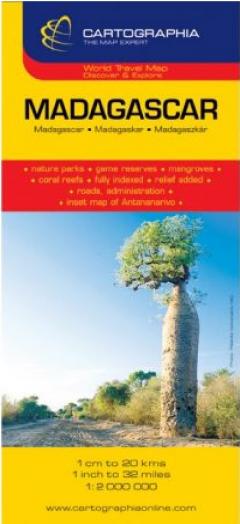 Harta rutiera Madagascar 