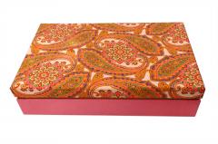Cutie cadou - Indian Pattern, handmade paper box, 38x24x9cm
