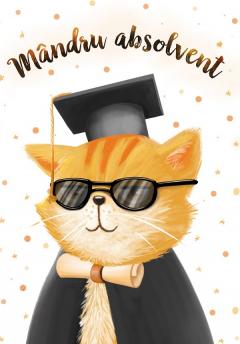 Felicitare - Mandru absolvent