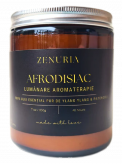 Lumanare din soia - Aromaterapie - Afrodisiac