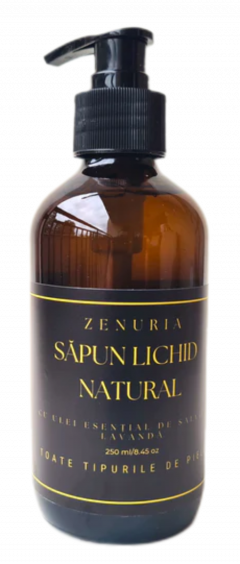 Sapun lichid natural - Ulei esential de salvie si lavanda