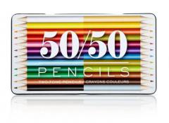 Set 12 creioane colorate cu 2 capete