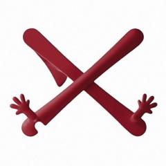 Suport pentru cărți - The Hands Stand, Rosu