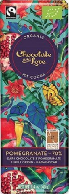 Ciocolata neagra cu rodie