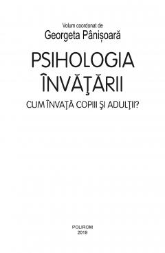 Psihologia invatarii. Cum invata copiii si adultii?
