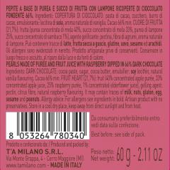 Bomboane cu ciocolata neagra si zmeura - Frutta & Cioccolato