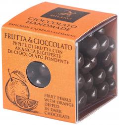 Bomboane cu ciocolata neagra si portocale - Frutta & Cioccolato
