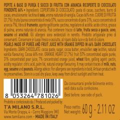 Bomboane cu ciocolata neagra si portocale - Frutta & Cioccolato