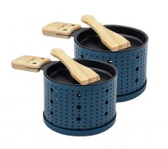 Set 2 aparate preparare raclette - Blue