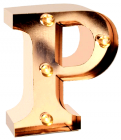 Lampa - Mini Letter - P