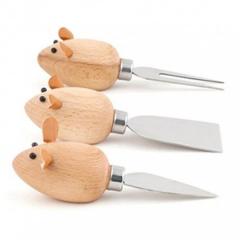 Set cutite pentru servire branzeturi - 3 Blind Mice