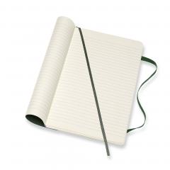 Carnet - Moleskine Classic - Large, Soft Cover, Ruled - Myrtle Green