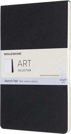 Carnet - Moleskine Art Sketchbook - Large, Soft Cover - Black