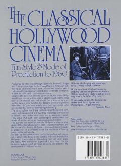 The Classical Hollywood Cinema