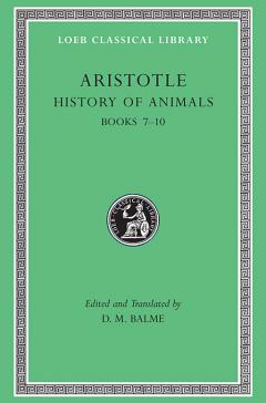 History of Animals. Volume III